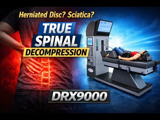 DRX-9000 true spinal decompression for herniated disc and sciatica relief in Orlando
